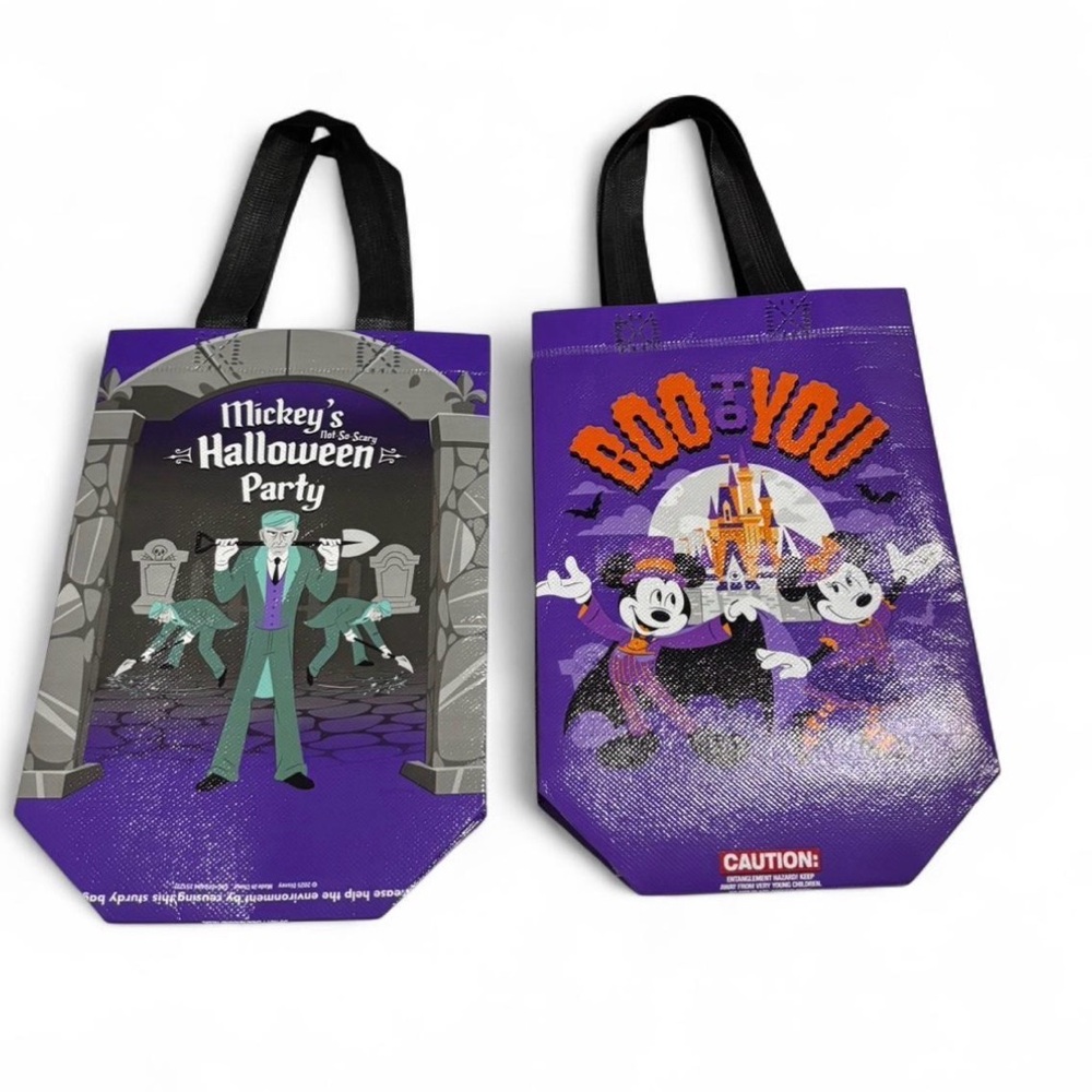 Purple Mickey Halloween Tote Bags